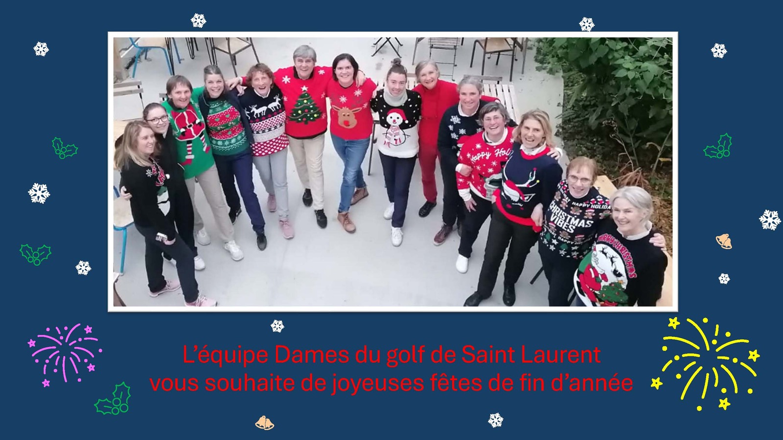 Voeux de l'équipe féminine