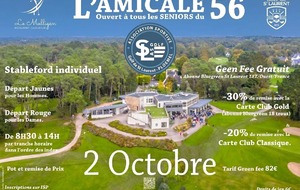 Amicale 56 sur le golf de St Laurent le 2 Octobre 2026