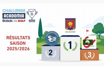 Un excellent classement pour l'Ecole de Golf au Challenge Acadomia